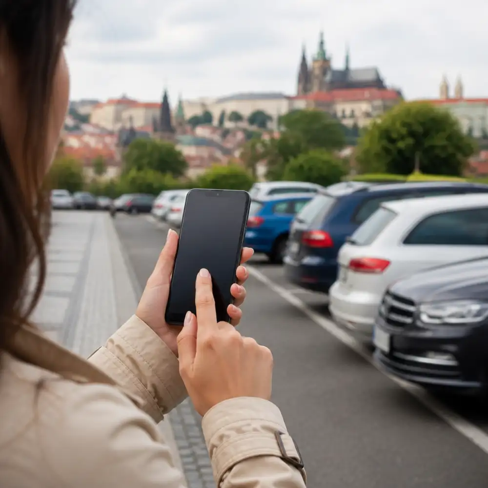 prague parking app