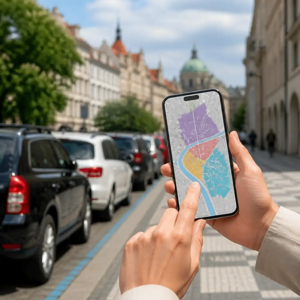 prague parking app