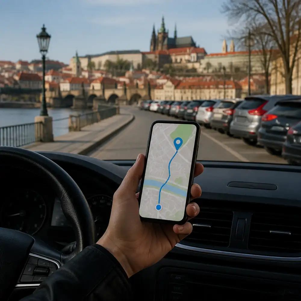 prague parking app