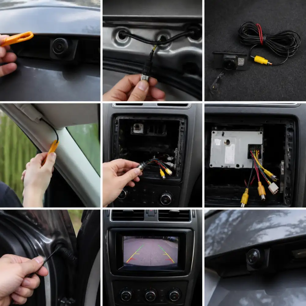 couvací kamera vw touran