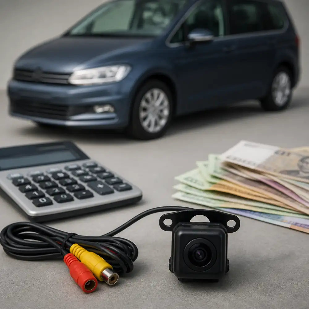 couvací kamera vw touran