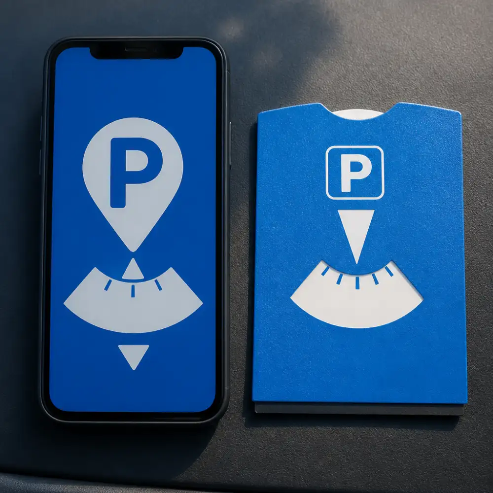 parkovací karta vzor